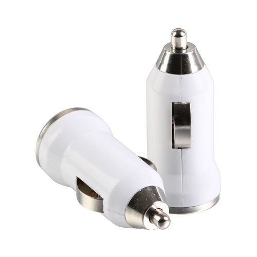 Usb car charger adaptor white  for ipad  nokia htc  for apple 6 great excellent for sale