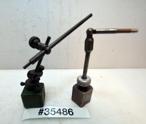 2 Small Magnetic Base Indicator Holders (Inv.35486)