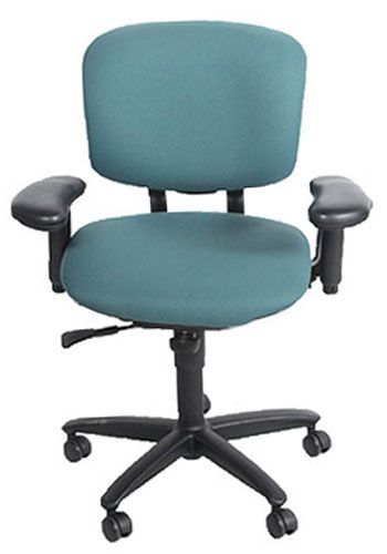 Lot of (100) haworth improv paddle arm task chairs (jade) for sale