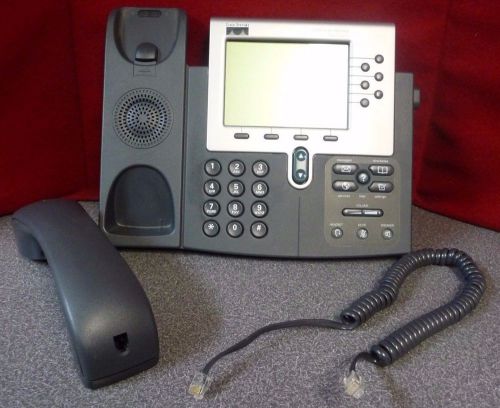 Cisco 7960 Series Model: 7960G  IP VoIP Display 6-Line Business Phone -Lot of 10