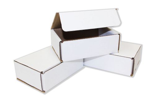50 - 6x4x2 White Corrugated Shipping Mailer Packing Econo Box Boxes