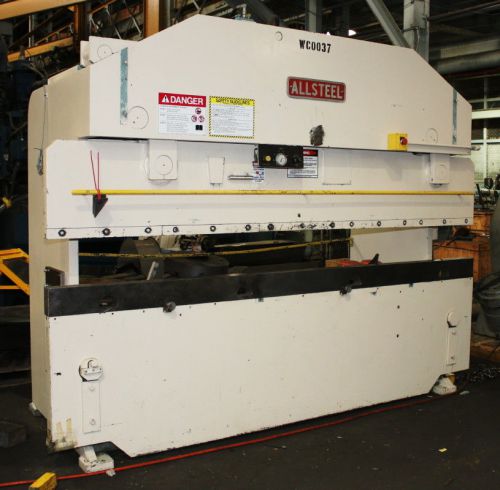 1996 allsteel 95 ton x 10&#039; hydro-mechanical press brake w/light curtains, etc. for sale