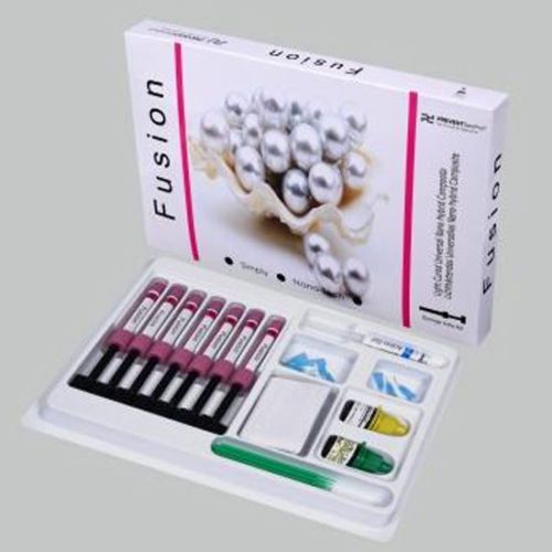 Light cured universal nano hybrid composite - fusion universal intro kit dental for sale