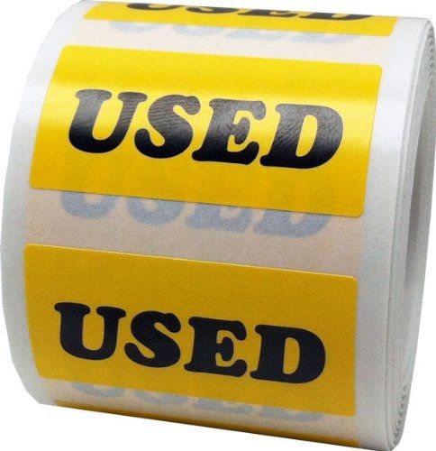 InStockLabels.com Used Labels - .75 x 1.5&#034; Rectangle Stickers for Retail Stores