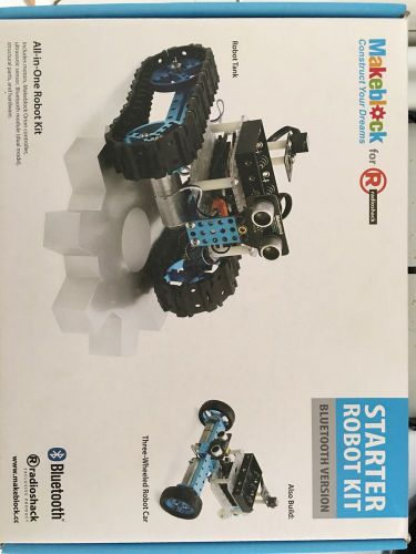 DIY Smart Robotic Makeblock Arduino Robot Tank Car Starter Kit-Blue Bluetooth