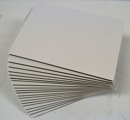 KYDEX White Textured Plastic &amp; Black Foam 9.5&#034; X 7&#034; (20 Sheets per Case) M61306