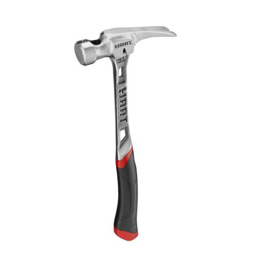 Hart 21 oz. milled face steel framing hammer magnetic nail set for duplex for sale