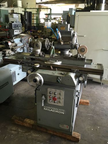 Cincinnati milacron 1671028 mt tool &amp; cutter grinder w/ adjustable 5c workhead for sale