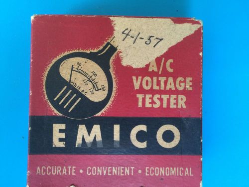 EMICO A/C VOLTAGE TESTER 1957 VINTAGE