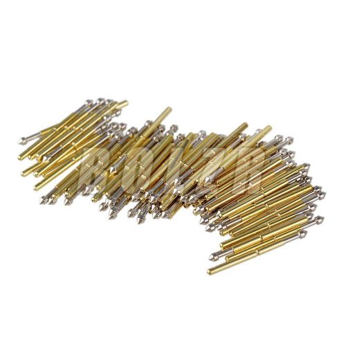 BQLZR Copper P75-E2 Taper Test Probe Spring Pins Set of 100 Gold