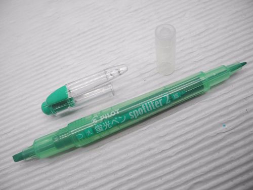 1 X Pilot Spotliter 2 Twins head Highlighters Emerald Green( Japan)