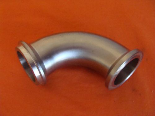NOS 304 SS SANITARY MALE I-LINE TO TRI-CLAMP 90 DEGREE ELBOW 1 1/2&#034; OPENING