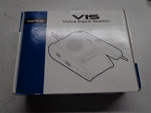 Voice Solutions  Voice Input Station model VIS-200