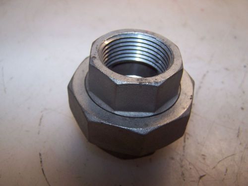 NEW ISE 1&#034; STAINLESS STEEL 304 PIPE UNION COUPLING SP114