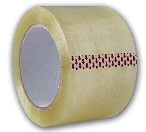 4-rolls packaging tape 3&#034;x110 yds - bopp material (clear) - strong carton for sale
