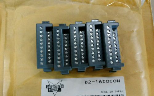 Automation Direct D2-16IOCON Terminal Strip Pack of 5 (NEW)