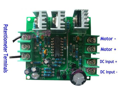 12v-48v 24v 36v 30a 500w pwm regulator dc motor speed control controller driver for sale
