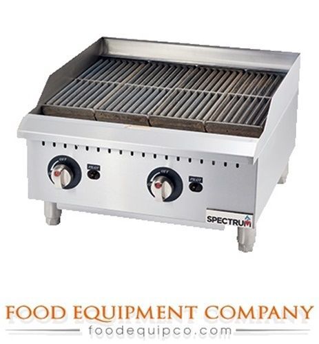 Winco GCB-24R Spectrum Char Broiler gas countertop 24&#034; cooking surface