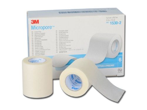 Micropore Surgical Tape White 2 X 10 Yards Bx/6 1