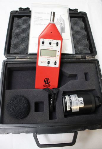 Quest 2500 Impulse and Integrating Sound Level Meter &amp; QC-10 Calibrator [Ref A]