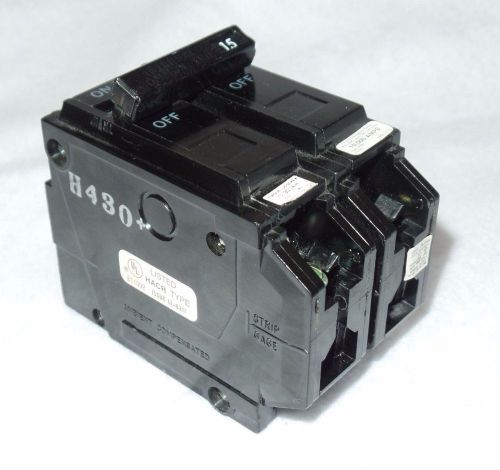 New general electric type thql2115 circuit breaker 2 pole 15 amp free shipping for sale