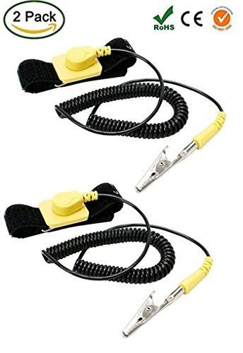iMBAPrice? (Pack of 2) Anti-Static Adjustable Grounding Wrist Strap Components