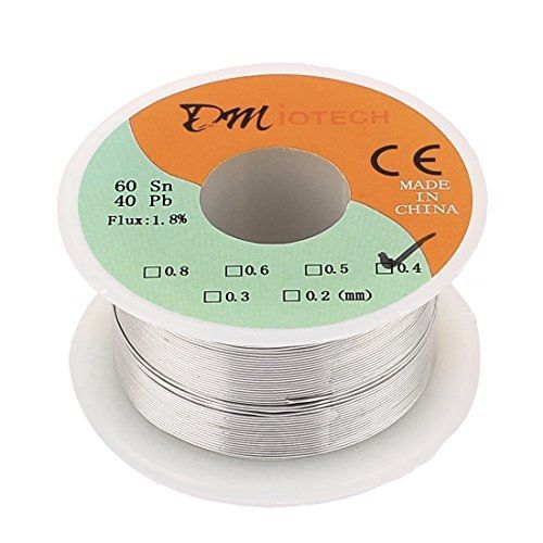 DMiotech? 0.4mm 50G 60/40 Rosin Core Tin Lead Roll Soldering Wire Reel