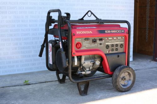 Honda 6500 watt generator for sale