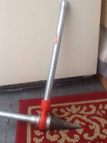 Ridgid #d-476 spiral pipe reamer ..ratchet handle..very good cond. for sale