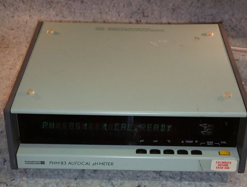 Radiometer copenhagen phm83 autocal ph meter 901-417 recorder module for sale