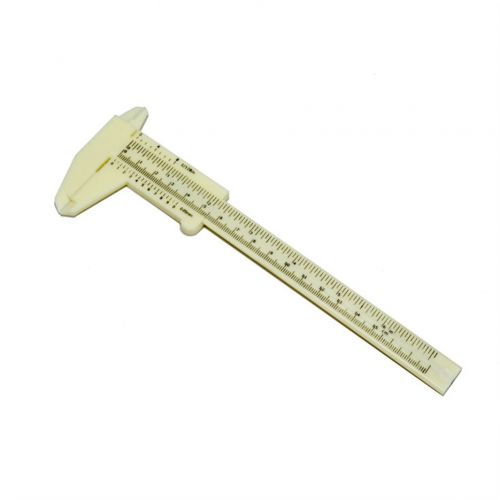 0-150mm 6 Inch Mini Plastic Sliding Vernier Caliper Gauge Measuring Tool CR