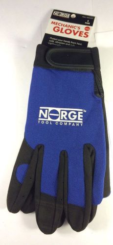 NORGE Tool Co Mechanics Gloves Syn Leather Palm,Fingers/Spandex Hi Dexterity L