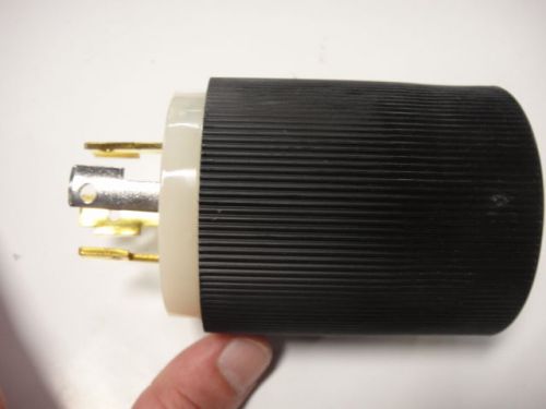 Hubbell Insulgrip Twist Lock Plug, NEMA L14-30P