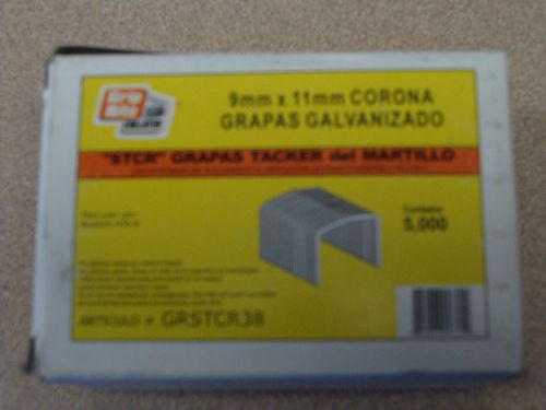 3/8&#034; TACKER STAPLES GRSTCR38 5000CT FREE SHIPPING!!