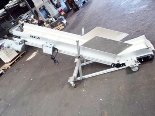 HFA Aluminum Motorized  Vertical Conveyor 1/4 HP Single Phase Motor Polyurathene