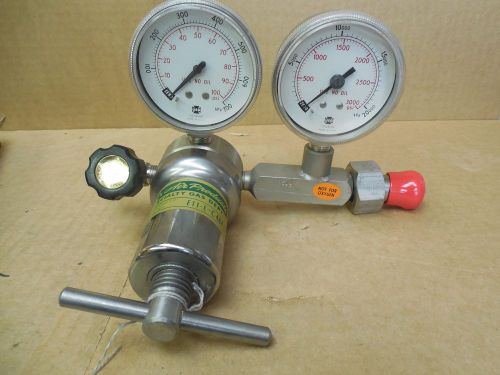Air products specialty gas dept regulator w. gauges e11-e-c484b new for sale