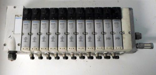 FESTO VSVA-B-M52-MZD-A1-1T1L SOLENOID VALVES (11) W/ VTSA-MP-NPT