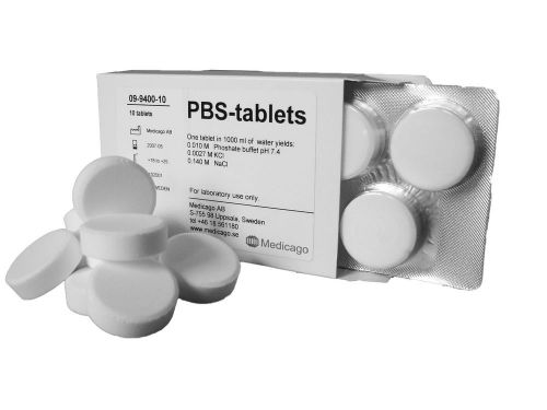 Phosphate Buffered Saline (PBS) pH 7.4, 1000ml, Tablets, Medicago AB