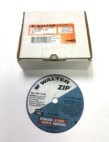 Walter 11-l 403 zip cutting and grinding wheels, box of 25 for sale
