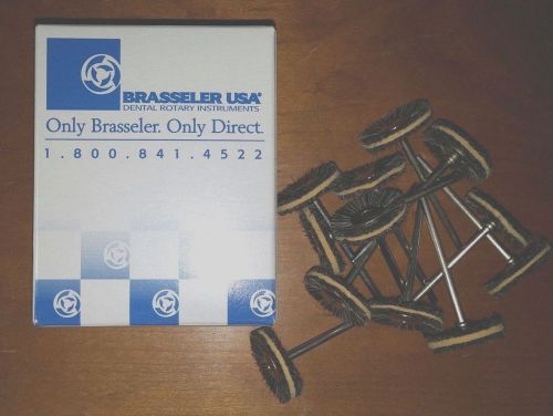 Brasseler USA Grey Goat Hair with Chamois Buff (12 pieces in a box)