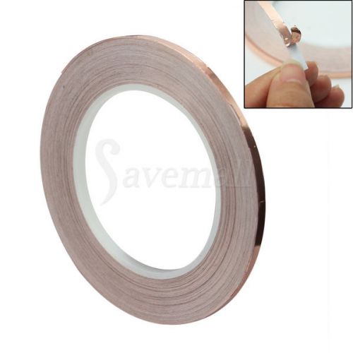New arrival 5mm x30m copper foil conductive tape emi shielding adhesive barrier for sale