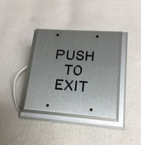 Dortronics d5286-p23da “push to exit” plate switch control form z delayed action for sale