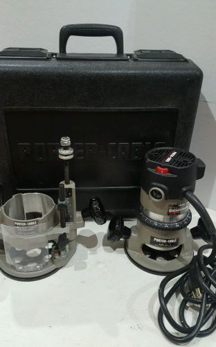 USA Porter Cable  Model 690LRVS Router w/1001 T2 Base &amp; 6931 Type2  Plunge Base!
