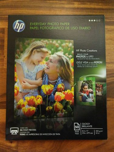 HP® Everyday Glossy Inkjet Photo Paper - 50 ct.8.5&#034; x 11&#034;  200g/m 53lb