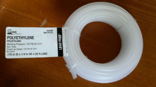 Ice Maker - RCR Flex Tube Non Toxic Polyethylene Tubing .170&#034; IDx1/4&#034; ODx 25&#039;&#039;