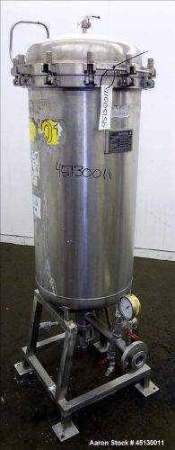 Used- Eurofiltec Cartridge Filter, Type FC 450 AC, 316 Stainless Steel. Approx 2