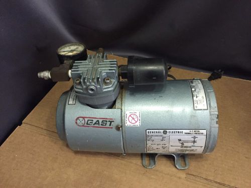 Gast piston air compressor 1hab-10-m100x for sale
