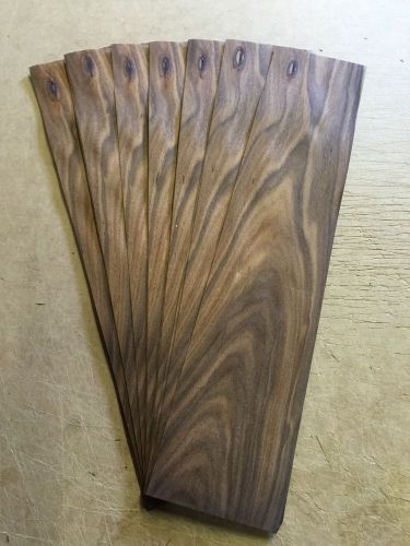 Wood Veneer Rosewood 5x23 22Pcs Total Raw Veneer  &#034;EXOTIC&#034; RW5 6-16-16