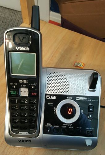 Working Vtech Digital Answering Machine System CS6429 Cordless Phone