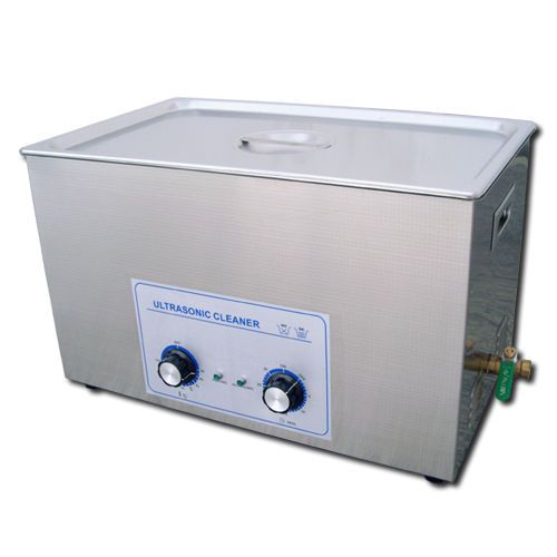 30L Ultrasonic Cleaner Heater Mechanical 500 W 40KHz Jewelry Dental CE ROHS